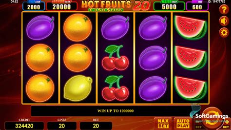 Hot Fruits 20 Cash Spins Sportingbet